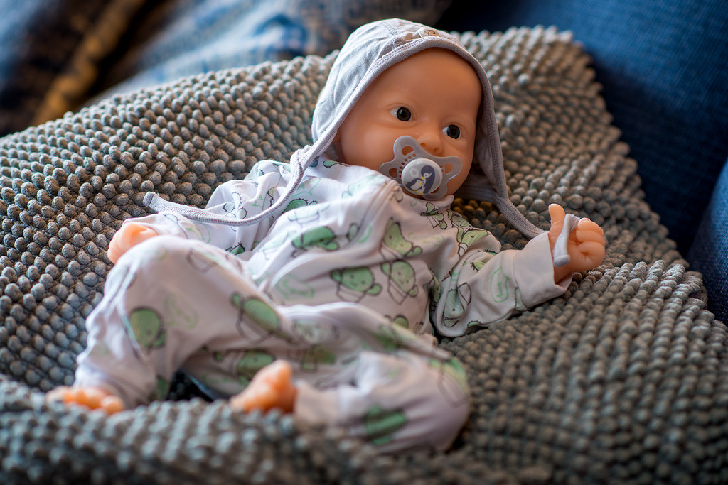 Calimero: Reborn baby boy made of full silicone - Designed by Ina Volprich