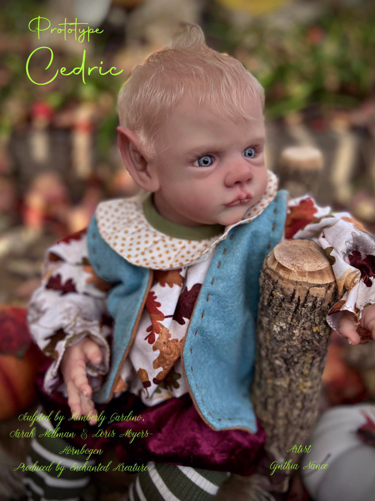 Cedric Fantasy Elf Reborn Vinyl Doll Kit By Doris Moyers Hornbogen