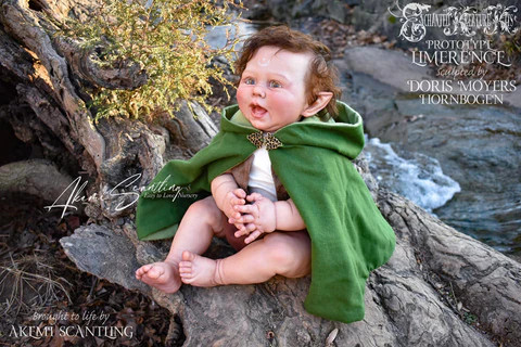 Limerence Fantasy Elf Reborn Vinyl Doll Kit by Doris Moyers Hornbogen