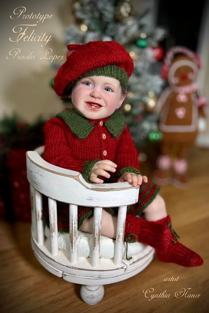 Felicity Reborn Vinyl Doll Kit by Priscila Lopez Small