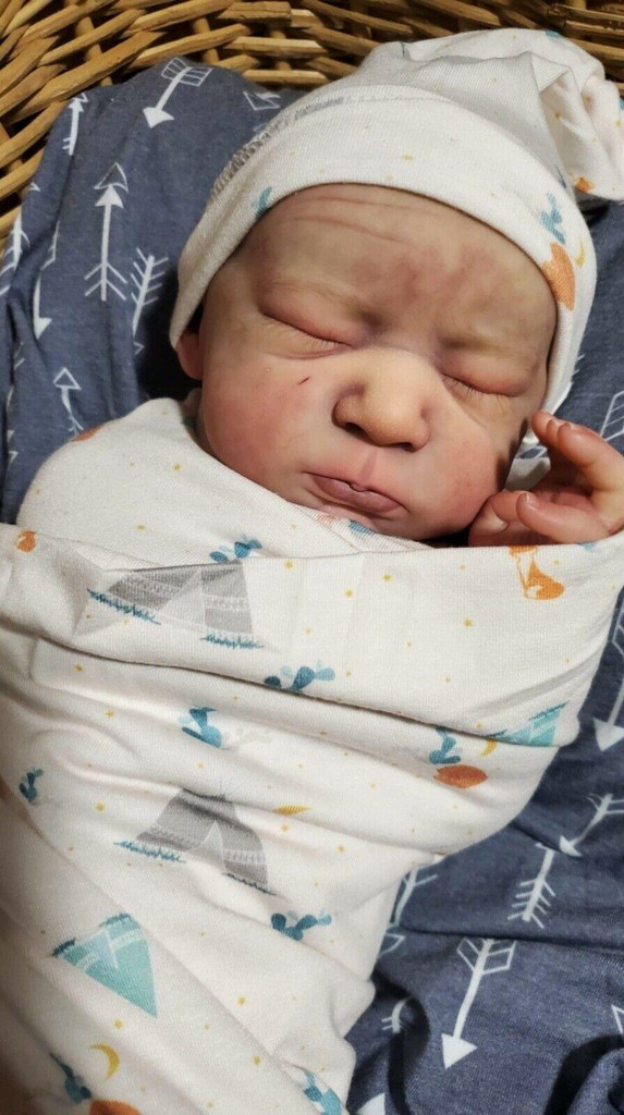 Ossie Reborn Vinyl Doll Kit by Priscila Lopez Small Limited