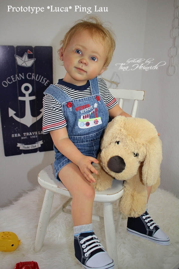 リボーンドール　LUKA　ルカ Luca Reborn Vinyl Toddler Doll Kit by Ping Lau 30