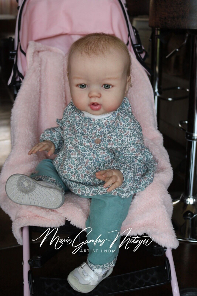 Sandy 18in Sitting Vinyl Doll ドール 人形 フィギュア Bo Reborn Vinyl Doll Kit by Sandy Faber 18\"