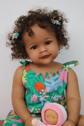 Ziva Toddler Reborn Vinyl Doll Kit by Ping Lau 30 Inches