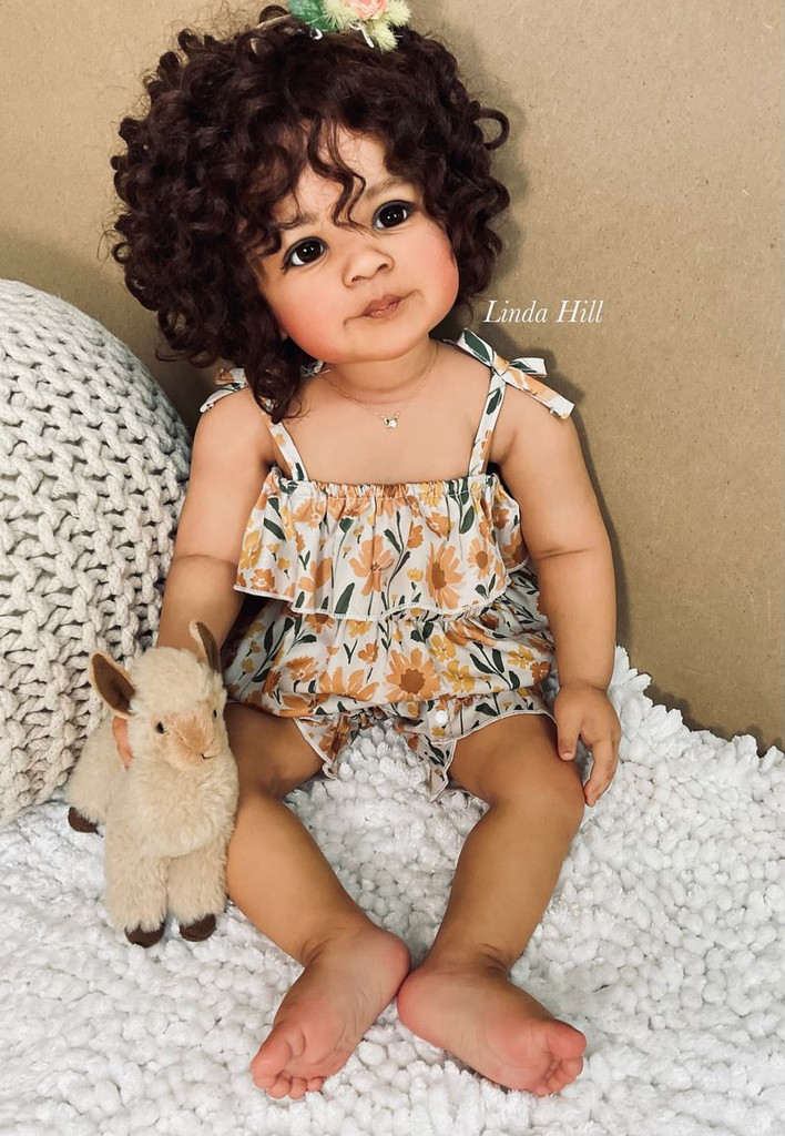 Ziva Toddler Reborn Vinyl Doll Kit by Ping Lau 30 Inches