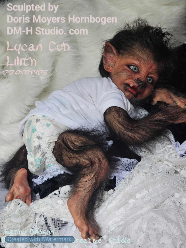 Lilith is a lyancub reborn vinyl reborn doll kit sculpted by Doris