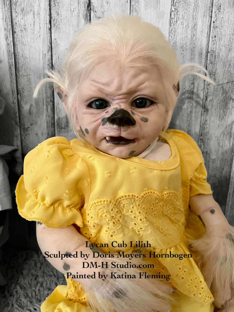 Lilith is a lyancub reborn vinyl reborn doll kit sculpted by Doris