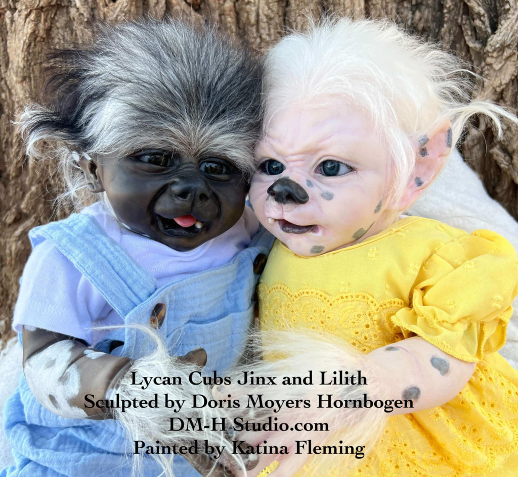 Lilith is a lyancub reborn vinyl reborn doll kit sculpted by Doris