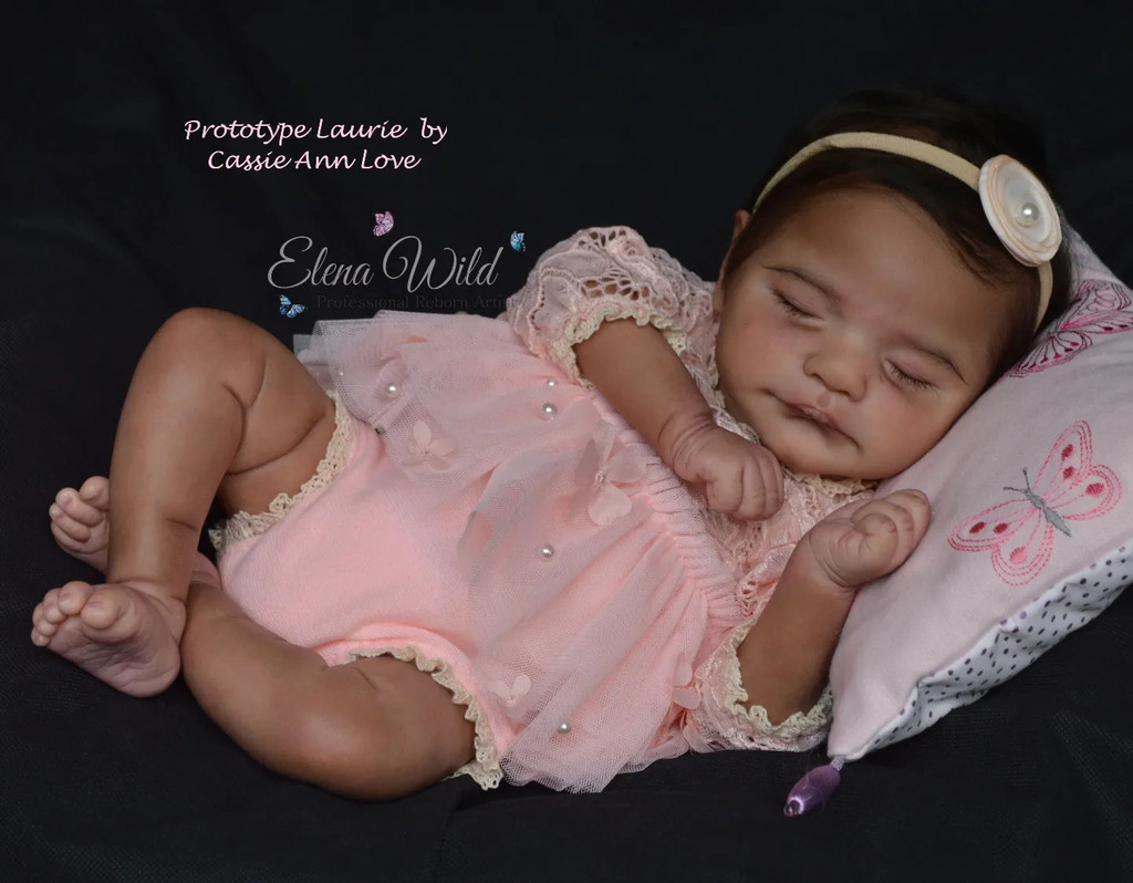 【Z23380】LOVE BRACE Laurie Reborn Vinyl Doll Kit by Cassie Love (Brace)