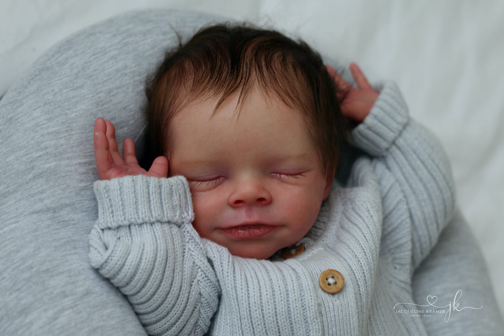 Leano Reborn Vinyl Doll Kit by Olga Auer 19"