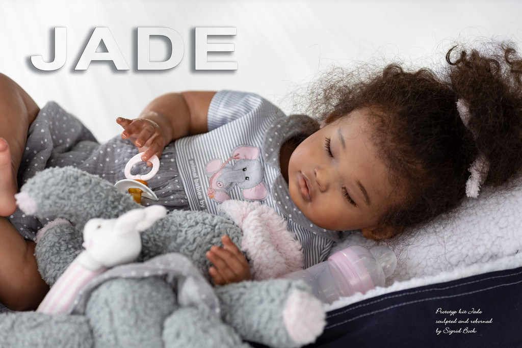 Jade Toddler Reborn Vinyl Doll Kit by Sigrid Bock 29 Inches