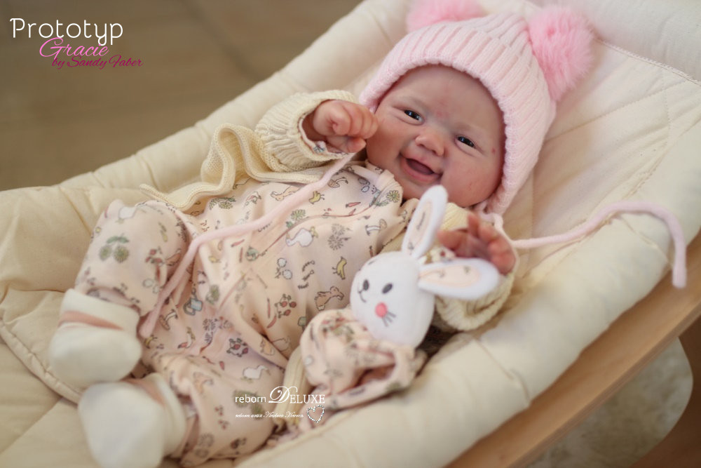 Gracie グレイシー♡リボーンドール Grace Reborn Vinyl Doll Kit by Sandy Faber 19 Inches