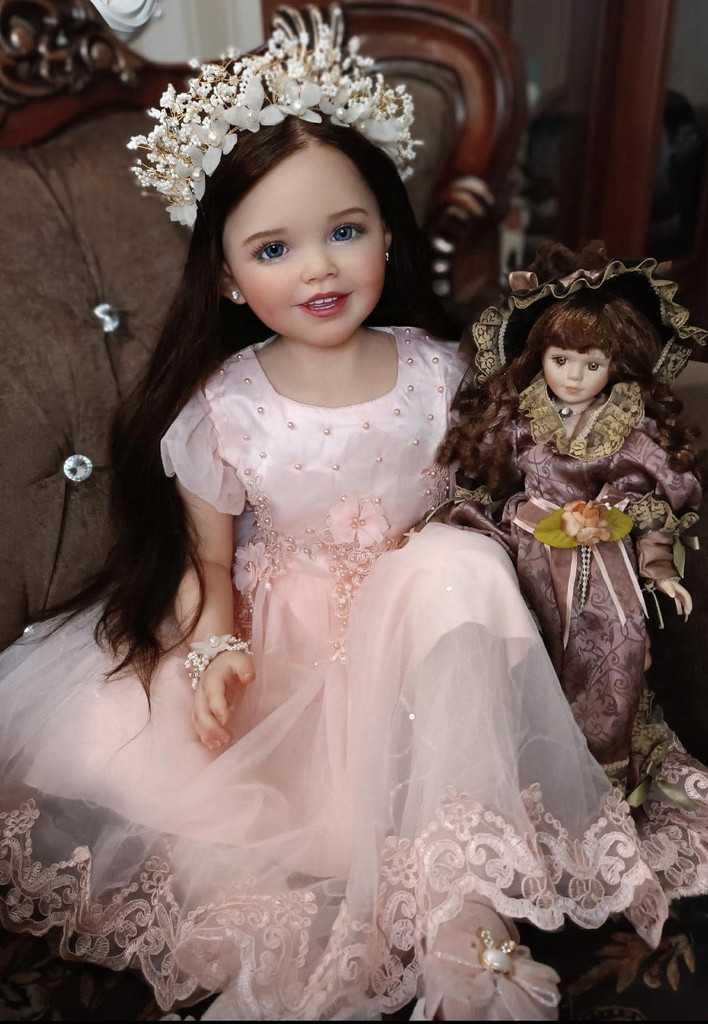 Delphi Life Sized Reborn Vinyl Toddler Doll Kit by Ping Lau 42 Inch