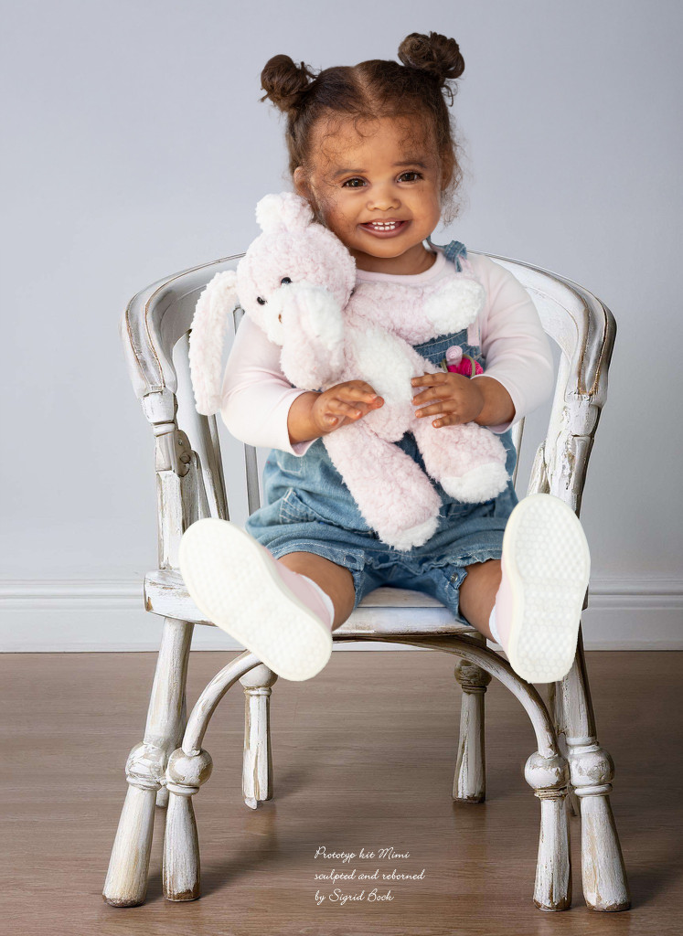 Mimi Toddler Reborn Vinyl Doll Kit by Sigrid Bock 29 Inches