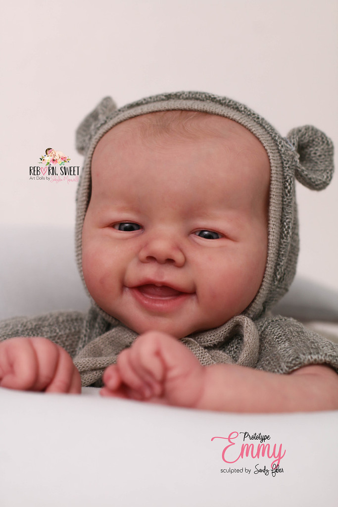 Emmy Reborn Vinyl Doll Kit by Sandy Faber 20-21