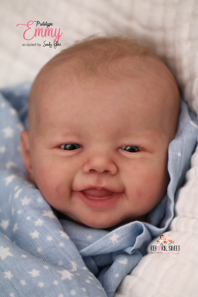 Emmy Reborn Vinyl Doll Kit by Sandy Faber 20-21