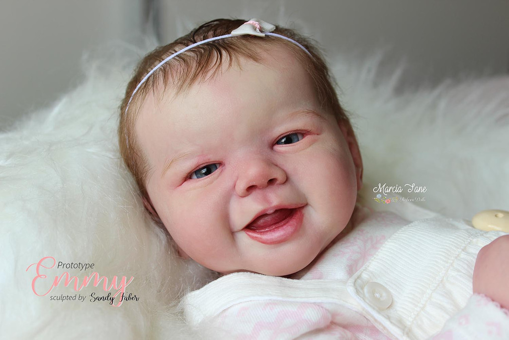 Emmy Reborn Vinyl Doll Kit by Sandy Faber 20-21