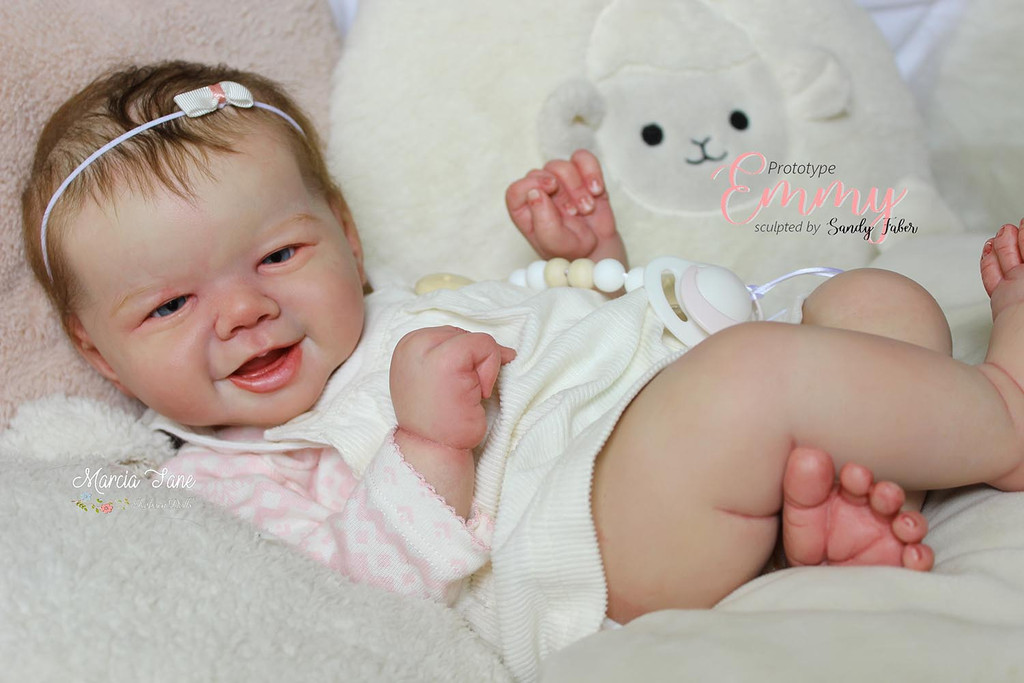 Emmy Reborn Vinyl Doll Kit by Sandy Faber 20-21