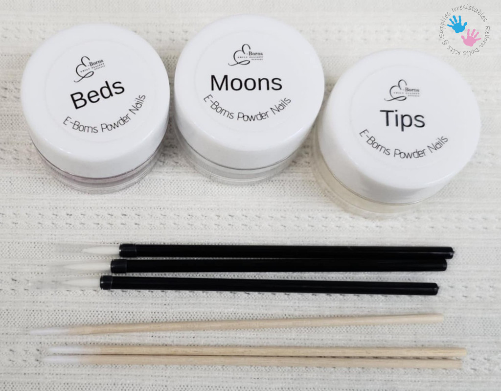 E-Borns Powder Nails Set for Nail Beds Nail Tips and Moons