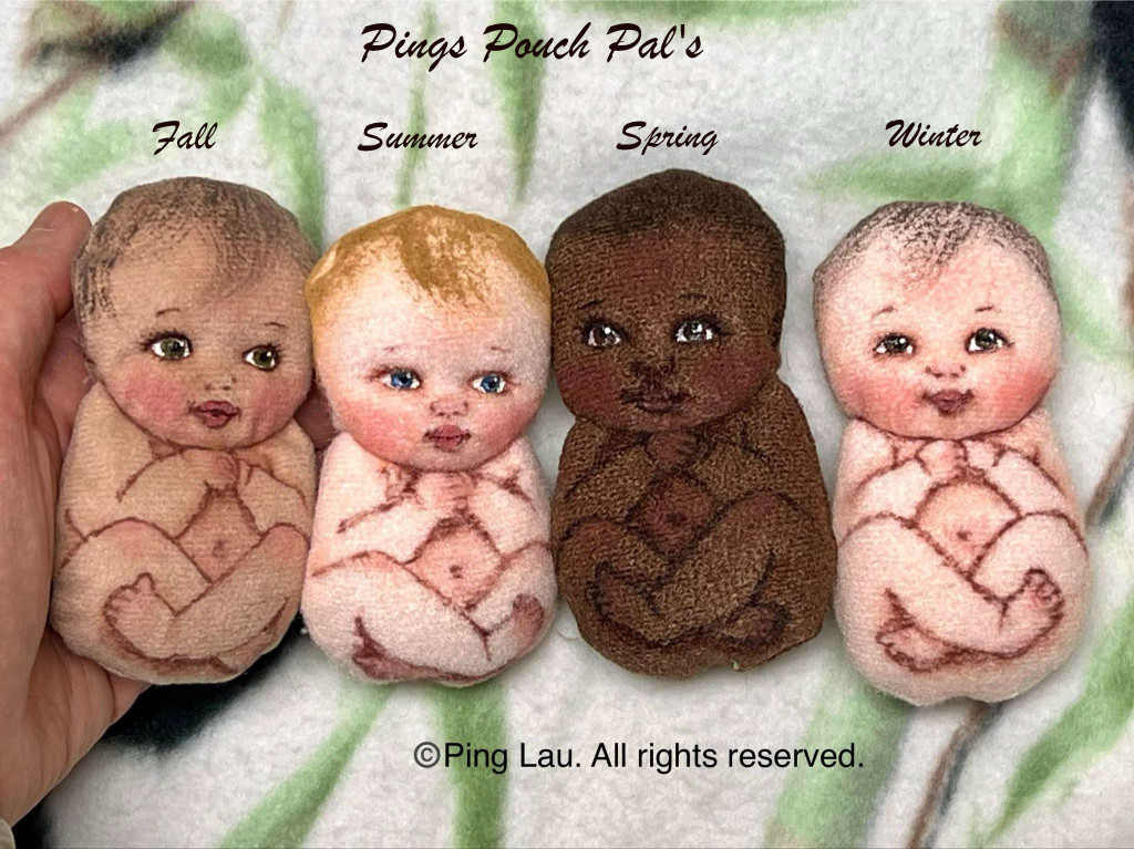 Ping's Pouch Pal Soft Cloth Hand Made Doll - Fall
