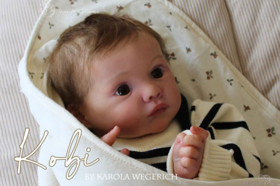 Kobi Reborn Vinyl Doll Kit by Karola Wegerich 23
