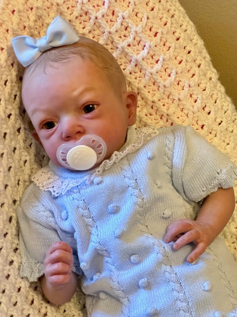 Adelya Reborn Vinyl Finished Reborn Doll  by Olga Auer Sold Out Edition