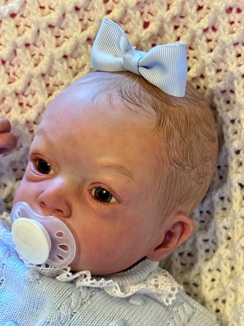 Adelya Reborn Vinyl Finished Reborn Doll  by Olga Auer Sold Out Edition