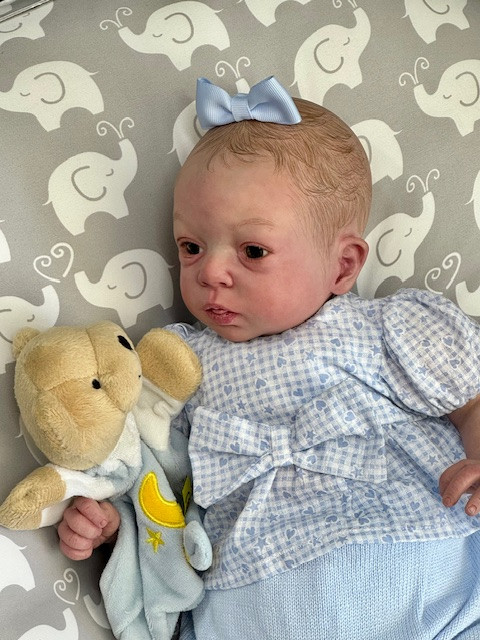 Adelya Reborn Vinyl Finished Reborn Doll  by Olga Auer Sold Out Edition