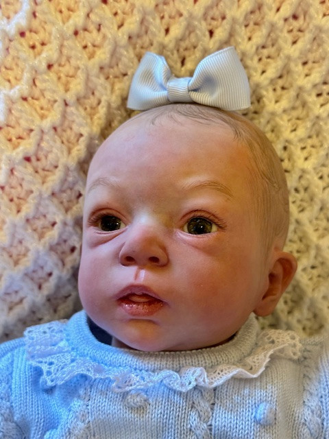Adelya Reborn Vinyl Finished Reborn Doll  by Olga Auer Sold Out Edition