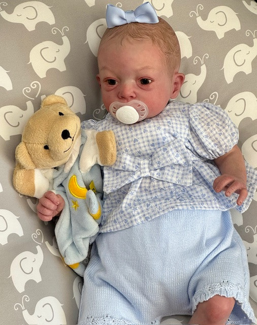 Adelya Reborn Vinyl Finished Reborn Doll  by Olga Auer Sold Out Edition