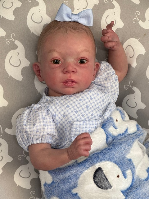 Adelya Reborn Vinyl Finished Reborn Doll  by Olga Auer Sold Out Edition