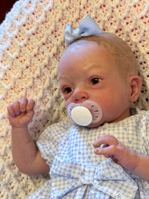 Adelya Reborn Vinyl Finished Reborn Doll  by Olga Auer Sold Out Edition