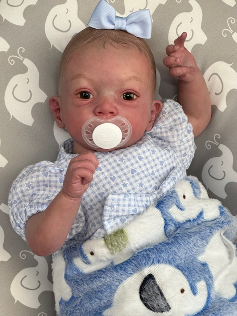 Adelya Reborn Vinyl Finished Reborn Doll  by Olga Auer Sold Out Edition