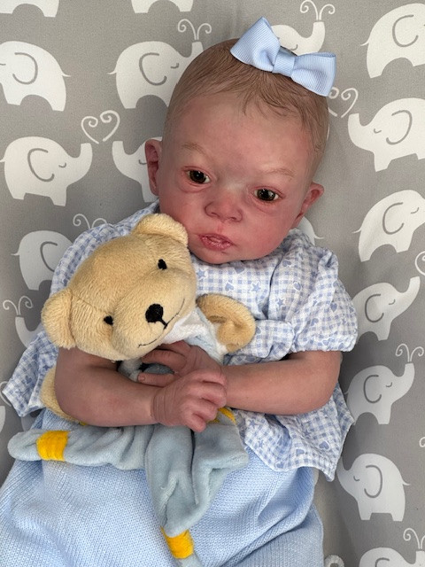 Adelya Reborn Vinyl Finished Reborn Doll  by Olga Auer Sold Out Edition