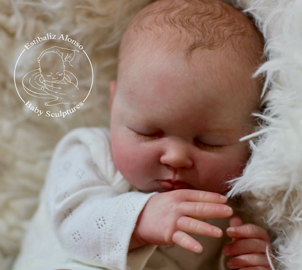 Angus/Agnes  Reborn Vinyl Doll Kit by Estibaliz Alonso 14"