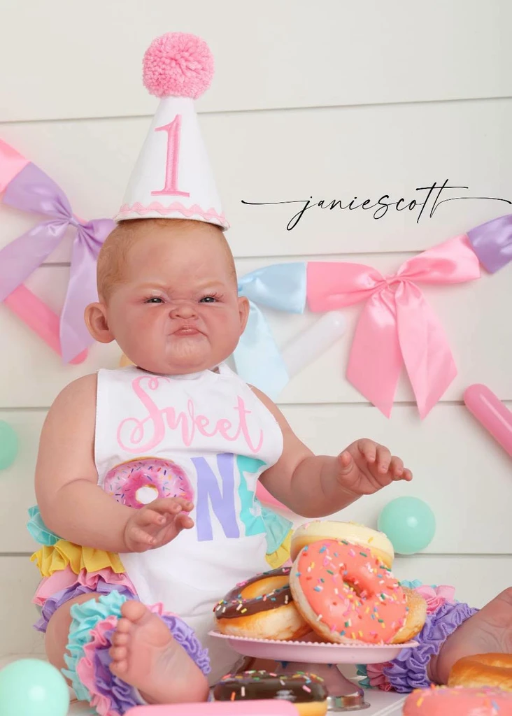 Fouchie Reborn Vinyl Toddler Doll Kit by Ping Lau 28" 