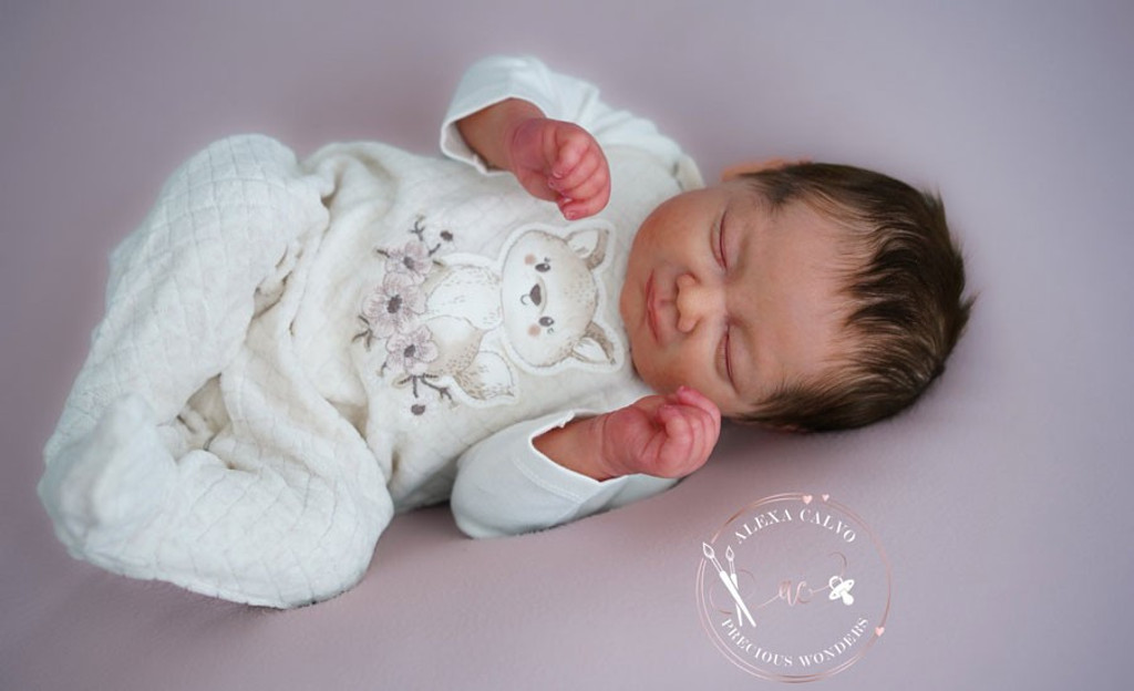 Bubble Reborn Vinyl Doll Kit by Paqui Galan  19"
