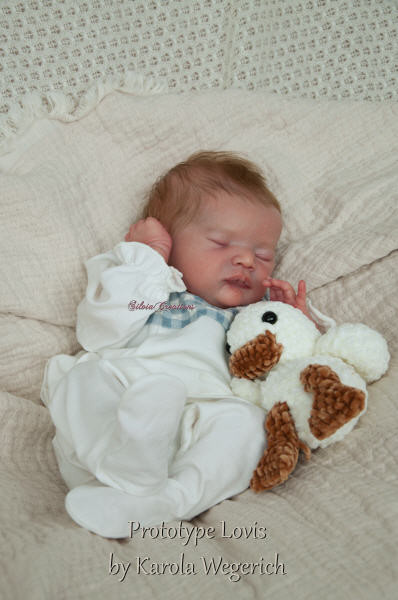 Lovis Reborn Vinyl Doll Kit by Karola Wegerich 19" Small Limited Edition 555 World Wide