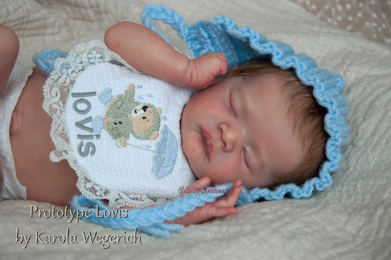 Lovis Reborn Vinyl Doll Kit by Karola Wegerich 19