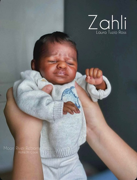 Zahli Preemie Reborn Vinyl Doll Kit by Laura Tuzio Ross 17