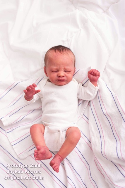Zahli Preemie Reborn Vinyl Doll Kit by Laura Tuzio Ross 17