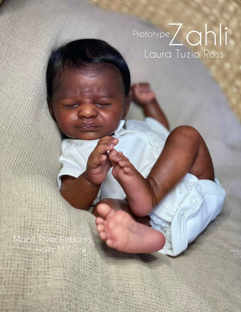 Zahli Preemie Reborn Vinyl Doll Kit by Laura Tuzio Ross 17" Limited Edition