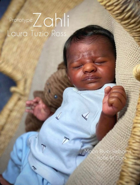 Zahli Preemie Reborn Vinyl Doll Kit by Laura Tuzio Ross 17" Limited Edition