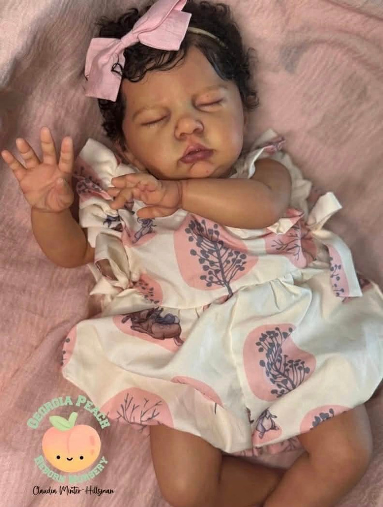 Cameron Asleep Reborn Vinyl Doll Kit by Laura Tuzio Ross 23" Limited Edition