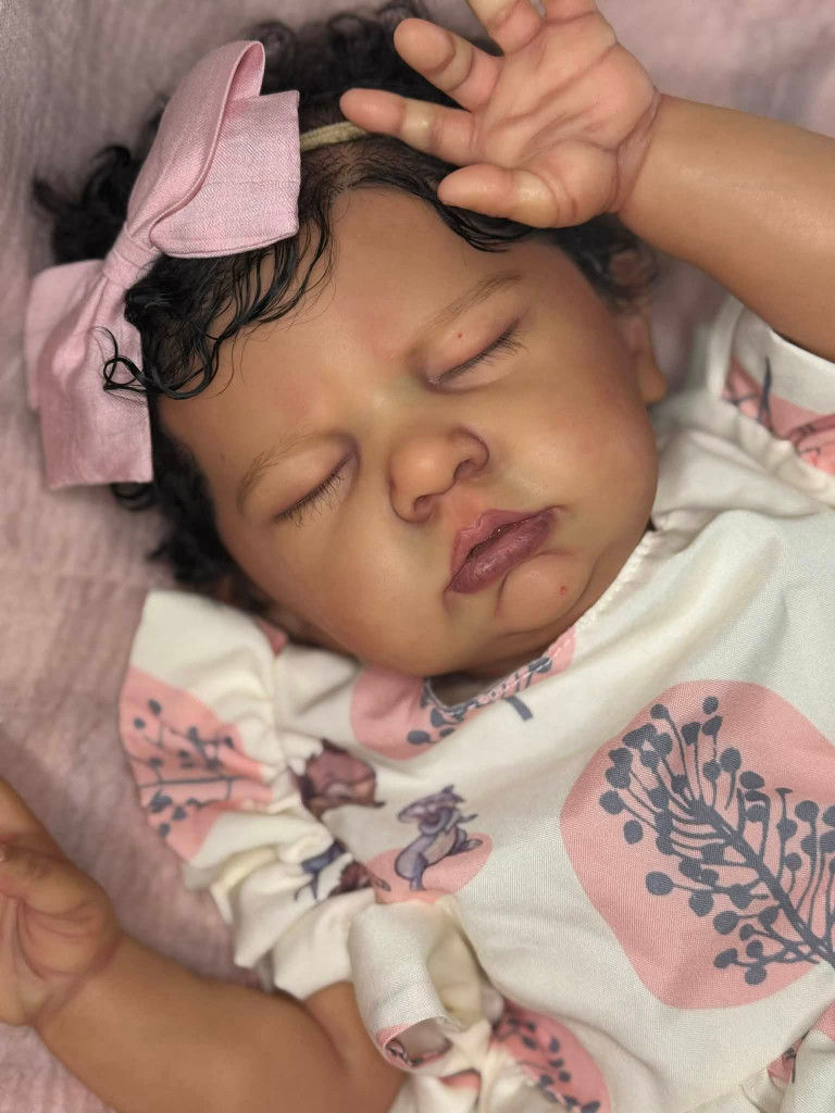 Cameron Asleep Reborn Vinyl Doll Kit by Laura Tuzio Ross 23