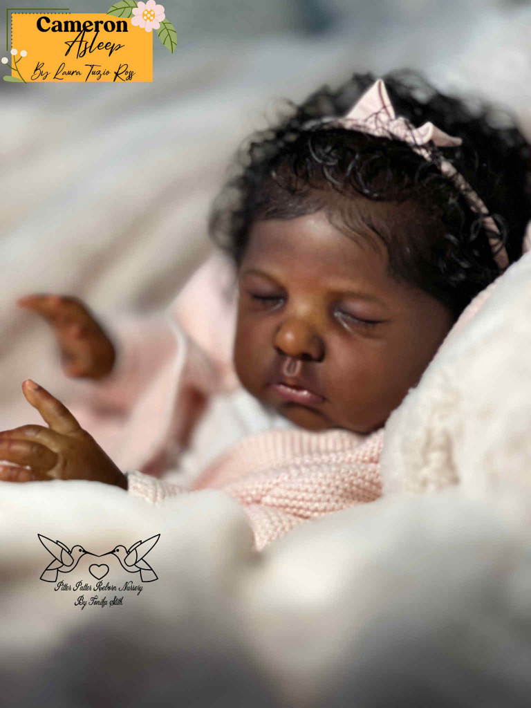 Cameron Asleep Reborn Vinyl Doll Kit by Laura Tuzio Ross 23