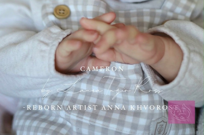 Cameron Asleep Reborn Vinyl Doll Kit by Laura Tuzio Ross 23" Limited Edition