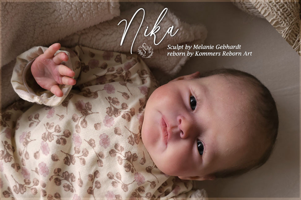 Nika Reborn Vinyl Doll Kit by  Melanie Gebhardt 19"