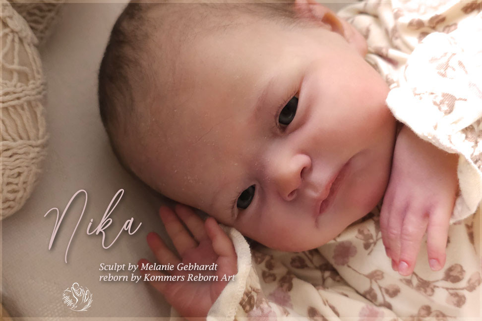 Nika Reborn Vinyl Doll Kit by  Melanie Gebhardt 19"