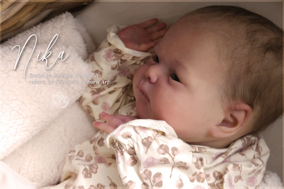 Nika Reborn Vinyl Doll Kit by  Melanie Gebhardt 19"